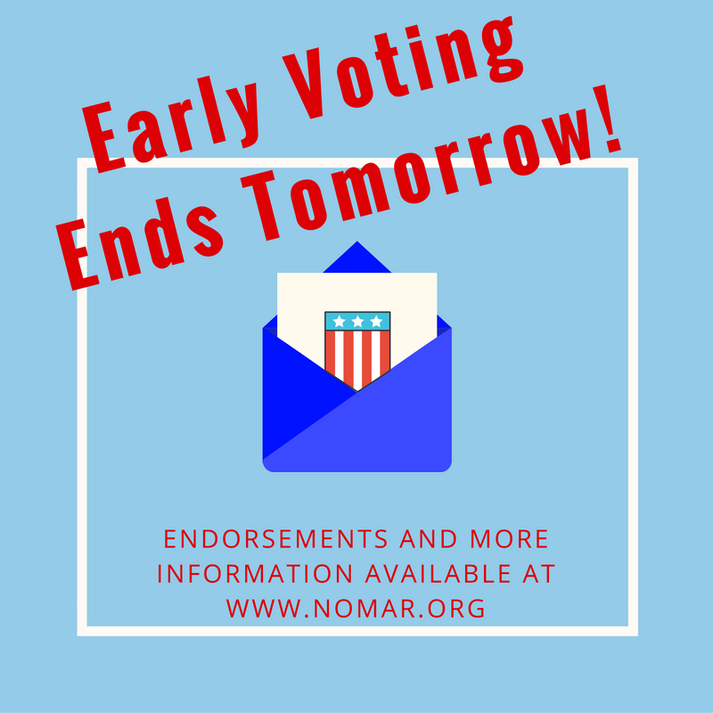 Early Voting Ends Tomorrow